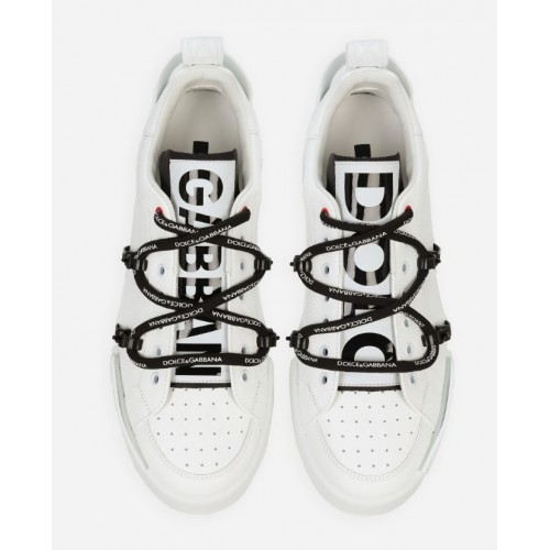 Sneakers Dolce & Gabbana, Portofino, Insertie Cauciucata Sneakers Dolce & Gabbana, Portofino, Insertie Cauciucata