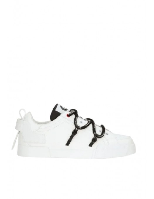 Sneakers Dolce & Gabbana, White, Insertie Cauciucata - CS177080995 Sneakers Dolce & Gabbana, White, Insertie Cauciucata - CS177080995