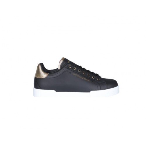 SNEAKERS DOLCE & GABBANA, Portofino, Black/Gold