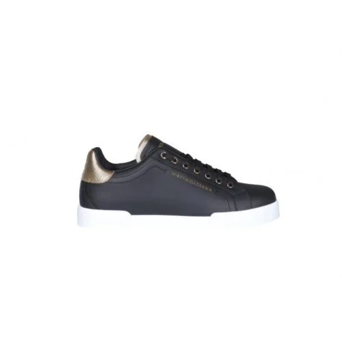 SNEAKERS DOLCE & GABBANA, Portofino, Black/Gold