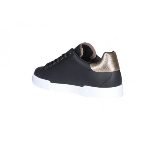 SNEAKERS DOLCE & GABBANA, Portofino, Black/Gold