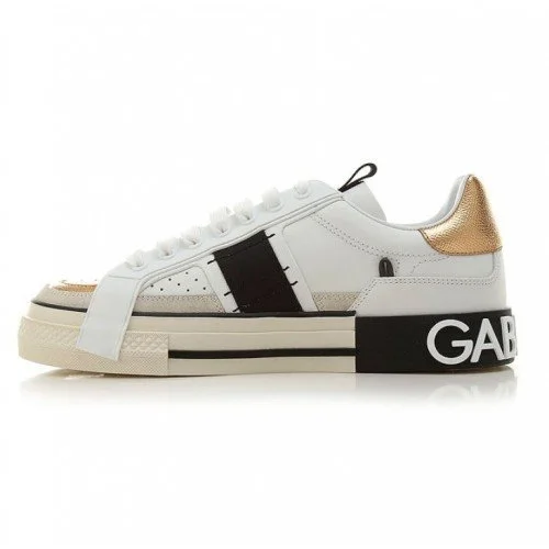 SNEAKERS DOLCE & GABBANA, 2.0 Custom, Insertii Aurii