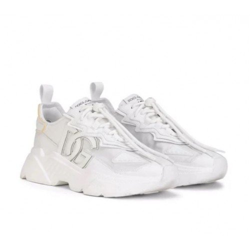 Sneakers DOLCE & GABBANA, DAYMASTER Mixed-materials, Full White