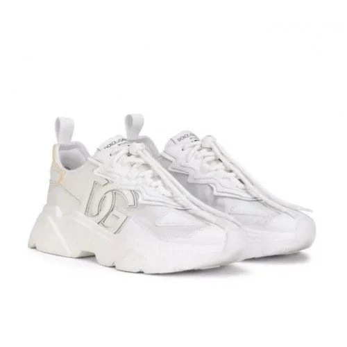 Sneakers DOLCE & GABBANA, DAYMASTER Mixed-materials, Full White