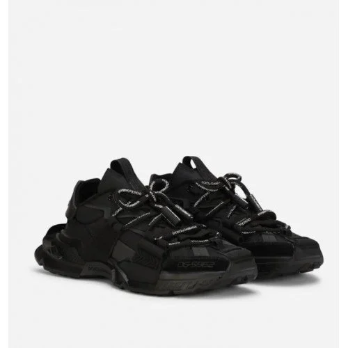 SNEAKERS DOLCE & GABBANA, Mixed-materials Space Full Black