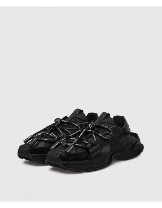SNEAKERS DOLCE & GABBANA, Mixed-materials Space Full Black - CS1963AQ4078B956 SNEAKERS DOLCE & GABBANA, Mixed-materials Space Full Black - CS1963AQ4078B956