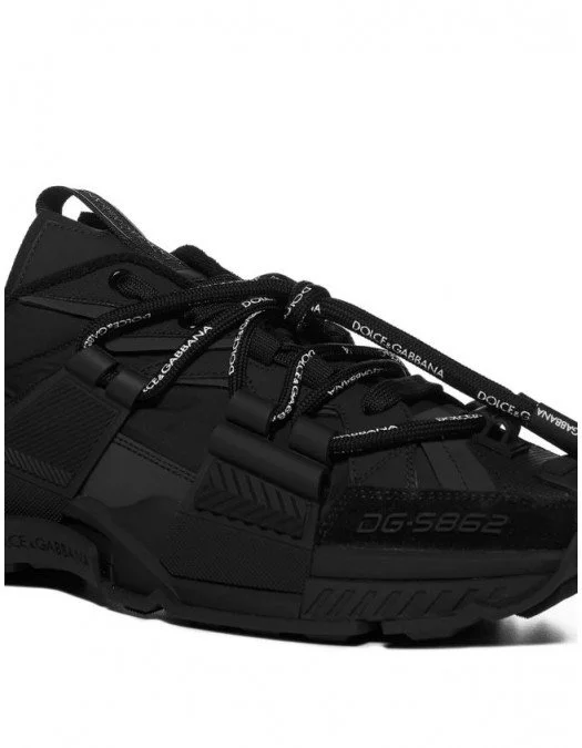 SNEAKERS DOLCE & GABBANA, Mixed-materials Space Full Black - CS1963AQ4078B956 SNEAKERS DOLCE & GABBANA, Mixed-materials Space Full Black - CS1963AQ4078B956