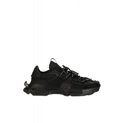SNEAKERS DOLCE & GABBANA, Mixed-materials Space Full Black