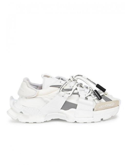 SNEAKERS DOLCE & GABBANA, Mixed-materials Space White - CS1963AQ4088B441