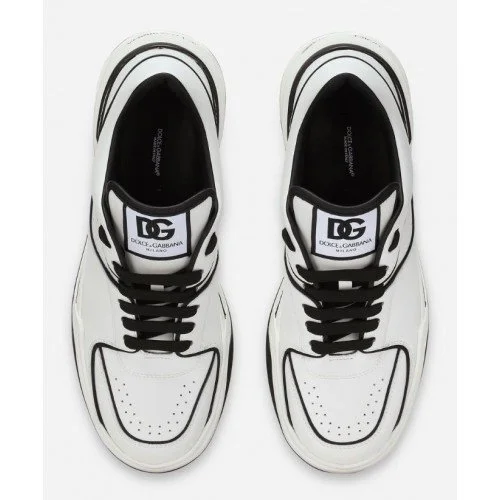 Sneakers DOLCE & GABBANA, New Roma Sneakers, White Black