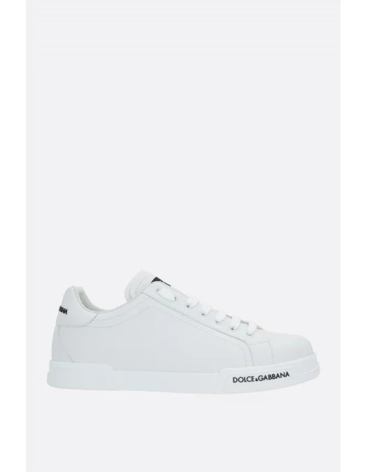 SNEAKERS DOLCE & GABBANA, Black Logo Insert. Portofino, White - CS2213AA33580001