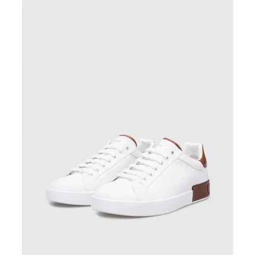 SNEAKERS DOLCE & GABBANA ,Calfskin Portofino, White