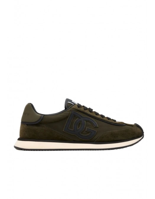 Sneakers DOLCE & GABBANA, Mixed-material DG Cushion sneakers - CS2288A01268W124