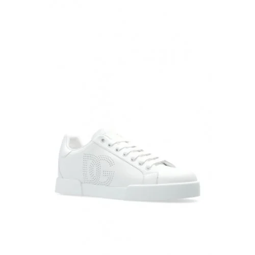 SNEAKERS DOLCE & GABBANA, Portofino, Logo Insert, Full White
