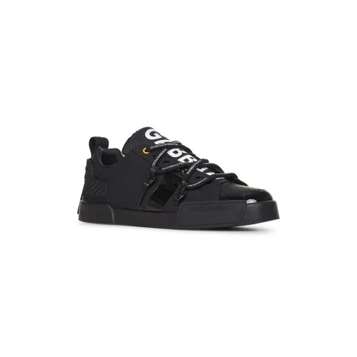 SNEAKERS DOLCE & GABBANA, Portofino Trainers, Black