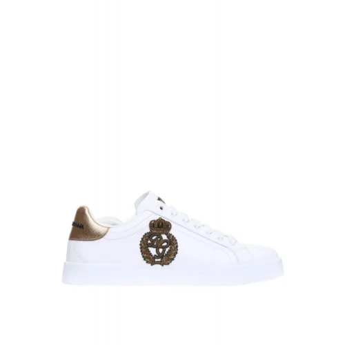SNEAKERS DOLCE & GABBANA, Portofino, Crown Patch, White