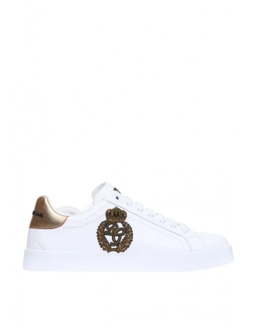 SNEAKERS DOLCE & GABBANA, Portofino, Crown Patch, White