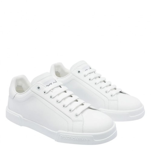 SNEAKERS DOLCE & GABBANA, Portofino Design, Full White SNEAKERS DOLCE & GABBANA, Portofino Design, Full White