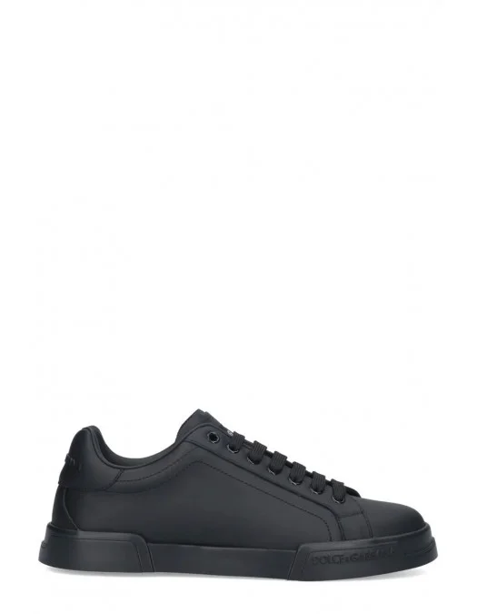 SNEAKERS DOLCE & GABBANA, Portofino Design, Full Black - CS2332A106580999