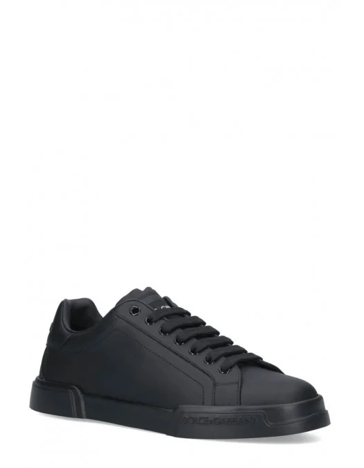 SNEAKERS DOLCE & GABBANA, Portofino Design, Full Black - CS2332A106580999