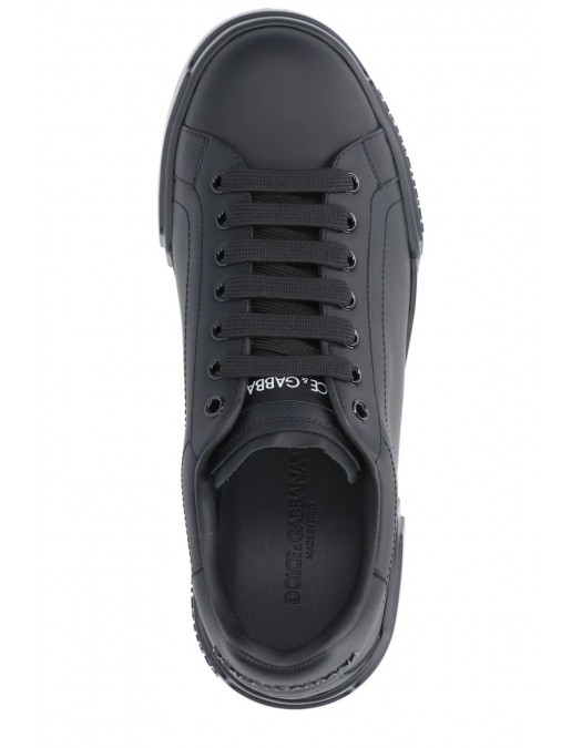 SNEAKERS DOLCE & GABBANA, Portofino Design, Full Black - CS2332A106580999
