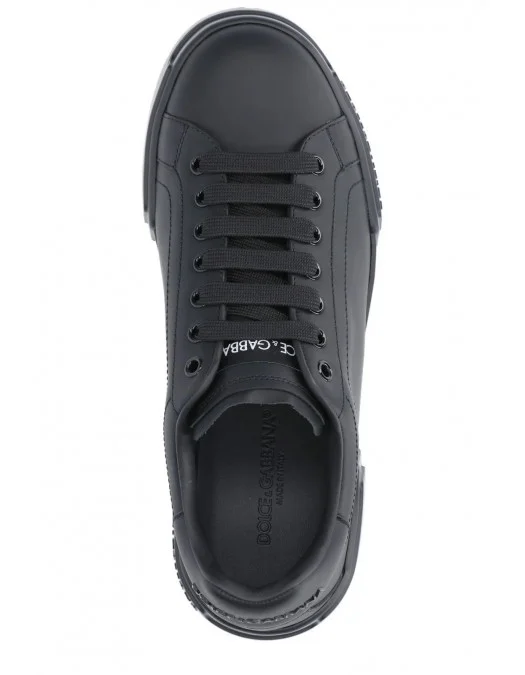 SNEAKERS DOLCE & GABBANA, Portofino Design, Full Black - CS2332A106580999