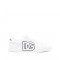 SNEAKERS DOLCE & GABBANA, Calfskin Portofino, Black Details, White