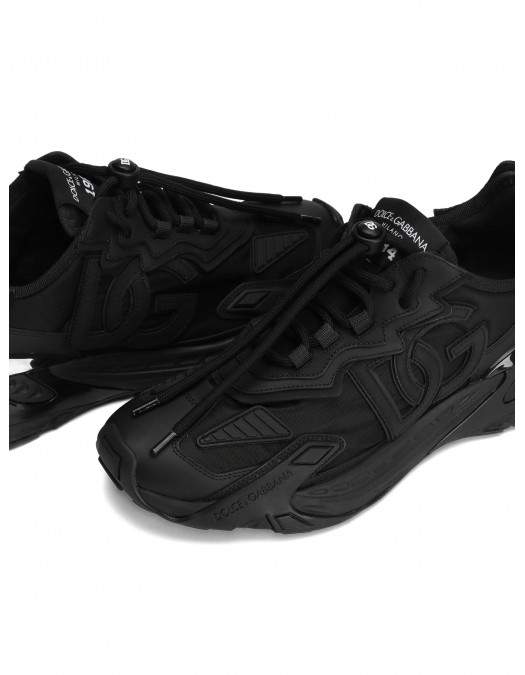 Sneakers DOLCE & GABBANA, Sports shoes `Day Faster`, Full Black - CS2355AG3638B956 Sneakers DOLCE & GABBANA, Sports shoes `Day Faster`, Full Black - CS2355AG3638B956