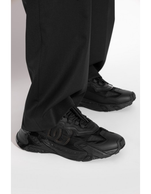 Sneakers DOLCE & GABBANA, Sports shoes `Day Faster`, Full Black - CS2355AG3638B956 Sneakers DOLCE & GABBANA, Sports shoes `Day Faster`, Full Black - CS2355AG3638B956