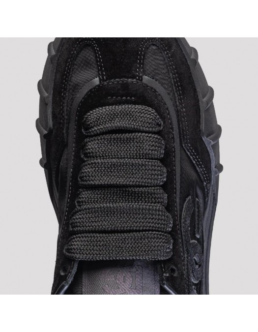 Sneakers DOLCE & GABBANA, DG Athletic sneakers in fabric and calfskin, All black - CS2384A03548B956