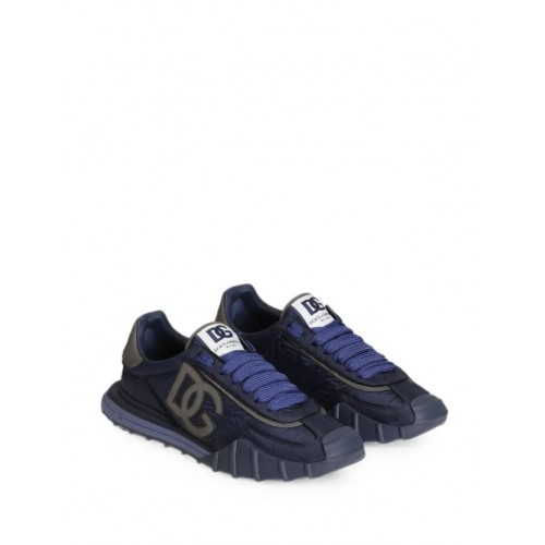 Sneakers DOLCE & GABBANA, DG Athletic nylon sneakers, Albastru