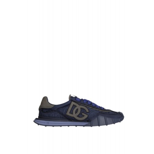 Sneakers DOLCE & GABBANA, DG Athletic nylon sneakers, Albastru