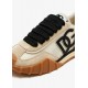 Sneakers DOLCE & GABBANA, Nylon sneakers with lateral DG, Black and Beige - CS2384AZ8628S469