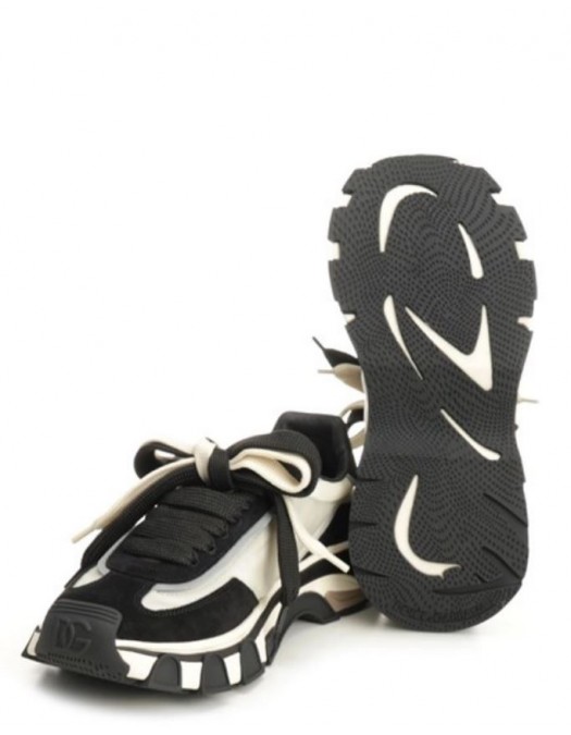 Sneakers DOLCE & GABBANA, Country Road sneakers, Black and White - CS2403A02058S469