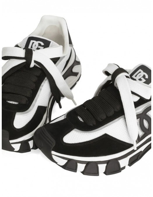 Sneakers DOLCE & GABBANA, DG Country Road nylon and leather sneakers - CS2403A02088B926