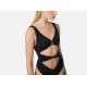 COSTUM DE BAIE ELISABETTA FRANCHI, One Piece, Knotted Details, Black - CS73B51E2110 COSTUM DE BAIE ELISABETTA FRANCHI, One Piece, Knotted Details, Black - CS73B51E2110