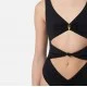 COSTUM DE BAIE ELISABETTA FRANCHI, One Piece, Knotted Details, Black - CS73B51E2110 COSTUM DE BAIE ELISABETTA FRANCHI, One Piece, Knotted Details, Black - CS73B51E2110