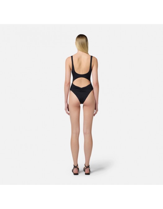 COSTUM DE BAIE ELISABETTA FRANCHI, One Piece, Knotted Details, Black - CS73B51E2110 COSTUM DE BAIE ELISABETTA FRANCHI, One Piece, Knotted Details, Black - CS73B51E2110