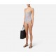 COSTUM DE BAIE ELISABETTA FRANCHI, One Piece, Logo, Black Dots, White - CS77M52E2E84 COSTUM DE BAIE ELISABETTA FRANCHI, One Piece, Logo, Black Dots, White - CS77M52E2E84