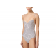 COSTUM DE BAIE ELISABETTA FRANCHI, One Piece, Logo, Black Dots, White - CS77M52E2E84 COSTUM DE BAIE ELISABETTA FRANCHI, One Piece, Logo, Black Dots, White - CS77M52E2E84