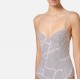 COSTUM DE BAIE ELISABETTA FRANCHI, One Piece, Logo, Black Dots, White - CS77M52E2E84 COSTUM DE BAIE ELISABETTA FRANCHI, One Piece, Logo, Black Dots, White - CS77M52E2E84