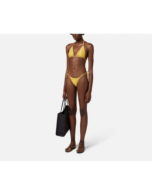 COSTUM DE BAIE ELISABETTA FRANCHI, Two Pieces, Polka Dots, Yellow - CS79M52E2DK5 COSTUM DE BAIE ELISABETTA FRANCHI, Two Pieces, Polka Dots, Yellow - CS79M52E2DK5