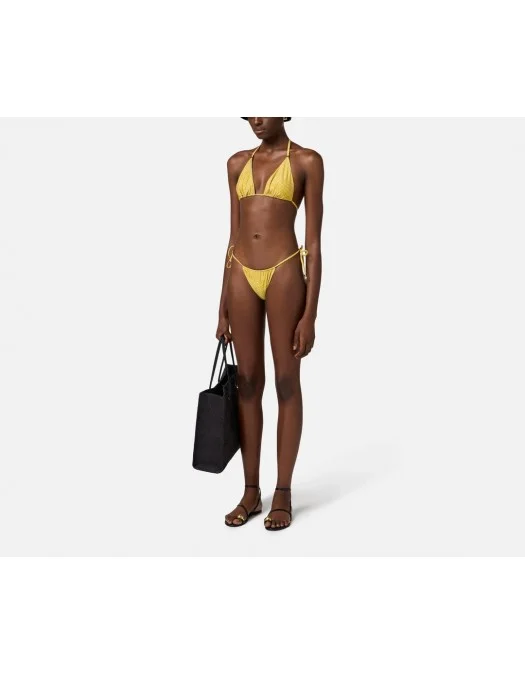 COSTUM DE BAIE ELISABETTA FRANCHI, Two Pieces, Polka Dots, Yellow - CS79M52E2DK5 COSTUM DE BAIE ELISABETTA FRANCHI, Two Pieces, Polka Dots, Yellow - CS79M52E2DK5