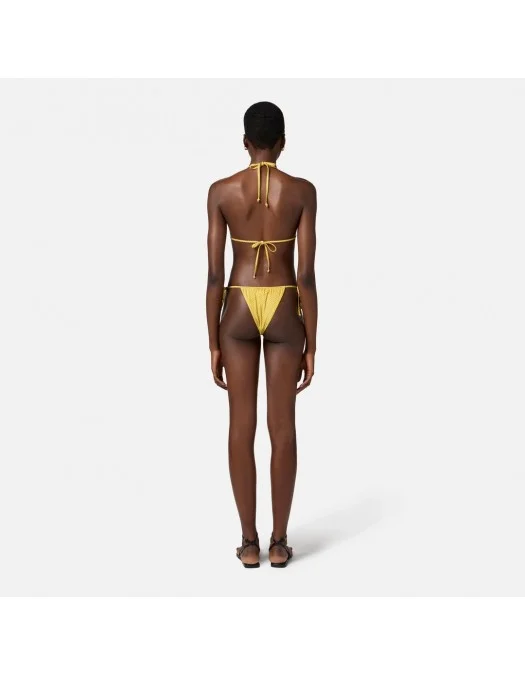 COSTUM DE BAIE ELISABETTA FRANCHI, Two Pieces, Polka Dots, Yellow - CS79M52E2DK5 COSTUM DE BAIE ELISABETTA FRANCHI, Two Pieces, Polka Dots, Yellow - CS79M52E2DK5