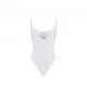 COSTUM DE BAIE ELISABETTA FRANCHI, One Piece, Black Logo Print, White - CS80M55E3309 COSTUM DE BAIE ELISABETTA FRANCHI, One Piece, Black Logo Print, White - CS80M55E3309