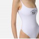 COSTUM DE BAIE ELISABETTA FRANCHI, One Piece, Black Logo Print, White - CS80M55E3309 COSTUM DE BAIE ELISABETTA FRANCHI, One Piece, Black Logo Print, White - CS80M55E3309