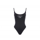 COSTUM DE BAIE ELISABETTA FRANCHI, One Piece, White Logo Print, Black - CS80M55E3314 COSTUM DE BAIE ELISABETTA FRANCHI, One Piece, White Logo Print, Black - CS80M55E3314