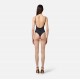 COSTUM DE BAIE ELISABETTA FRANCHI, One Piece, White Logo Print, Black - CS80M55E3314 COSTUM DE BAIE ELISABETTA FRANCHI, One Piece, White Logo Print, Black - CS80M55E3314