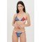 Slip Costum de Baie DSQUARED2, Blue Sea, Tricolour print 