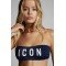 Sutien Costum de Baie DSQUARED2 -Icon Bandeau Bikini Top